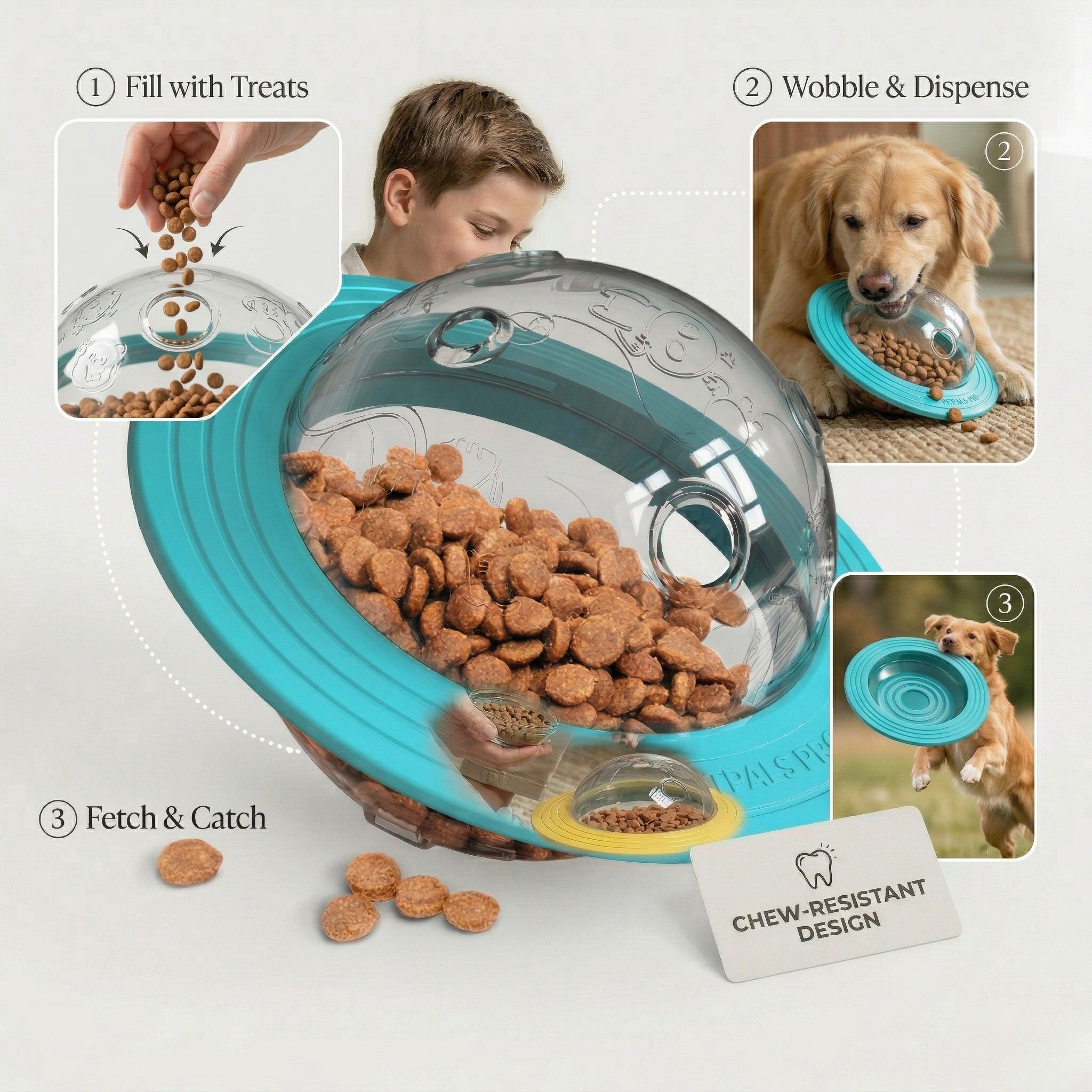 Orbit IQ 3-in-1 Interactive Dog Toy