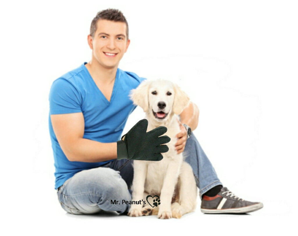 Mr. Peanut's 2 Pak Pet Grooming Gloves