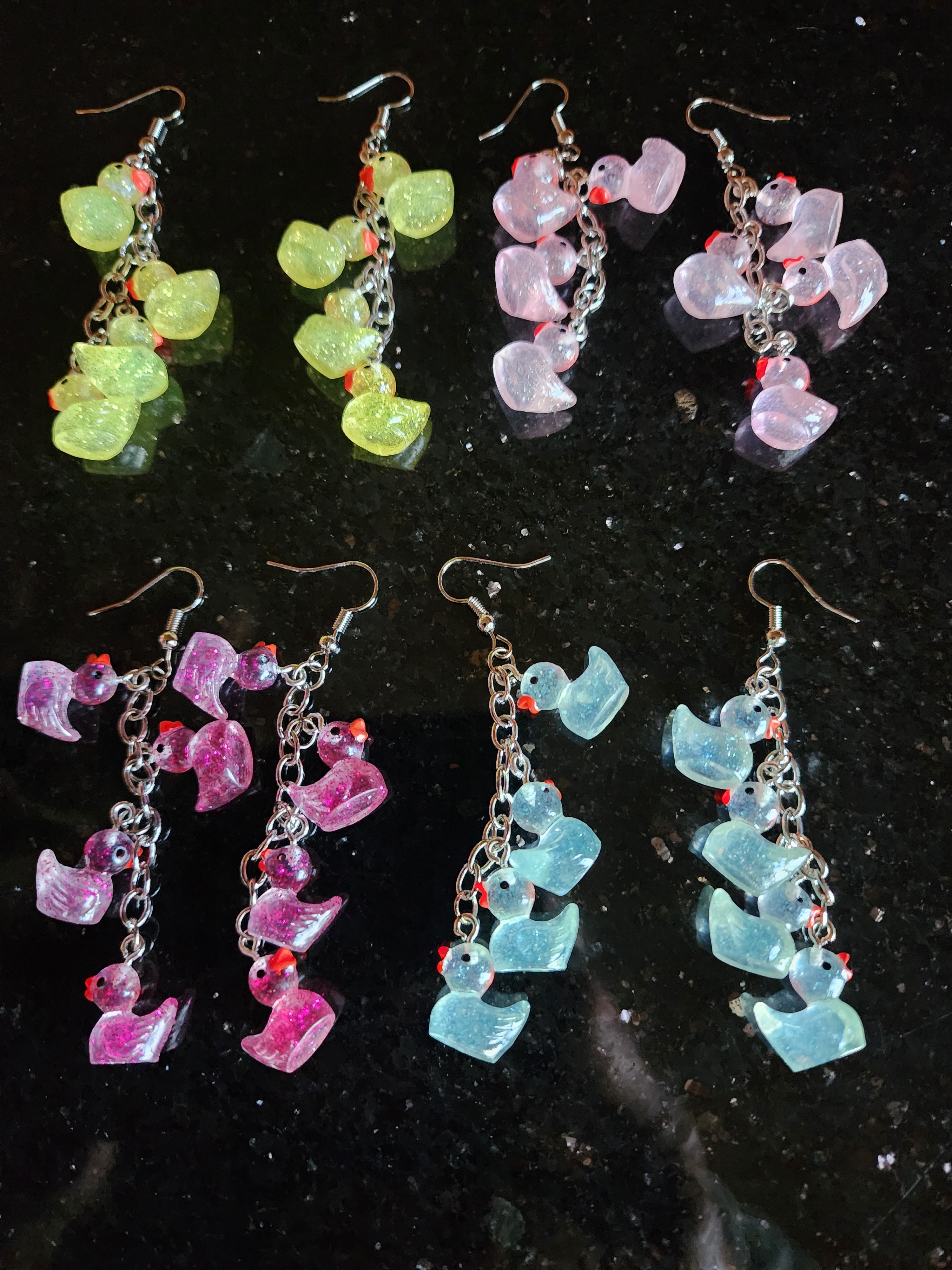 Duck Earrings & Braclets for Jeepsters.