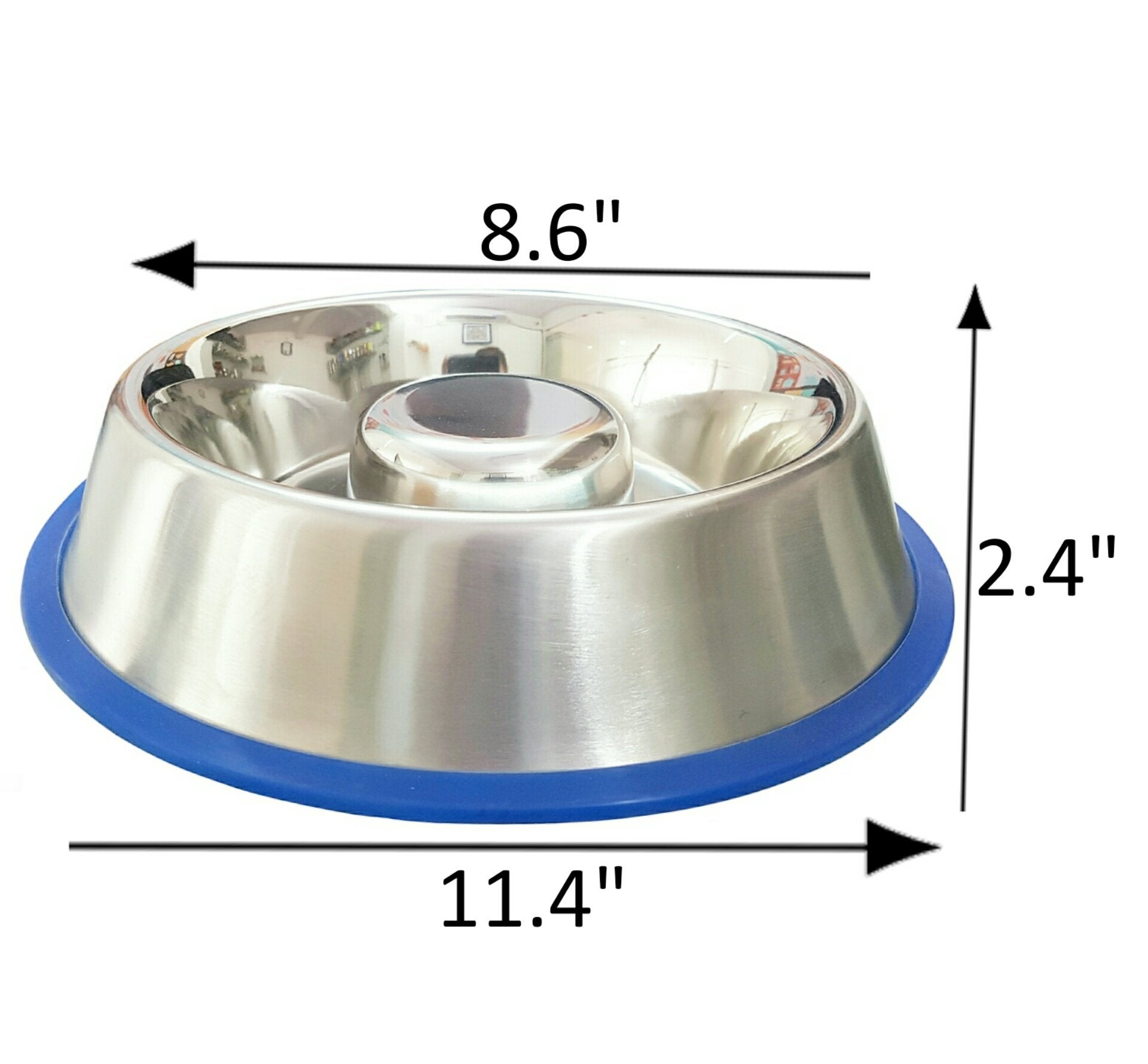 Mr. Peanut's Slow Feed Anti Bloat Dog Bowl