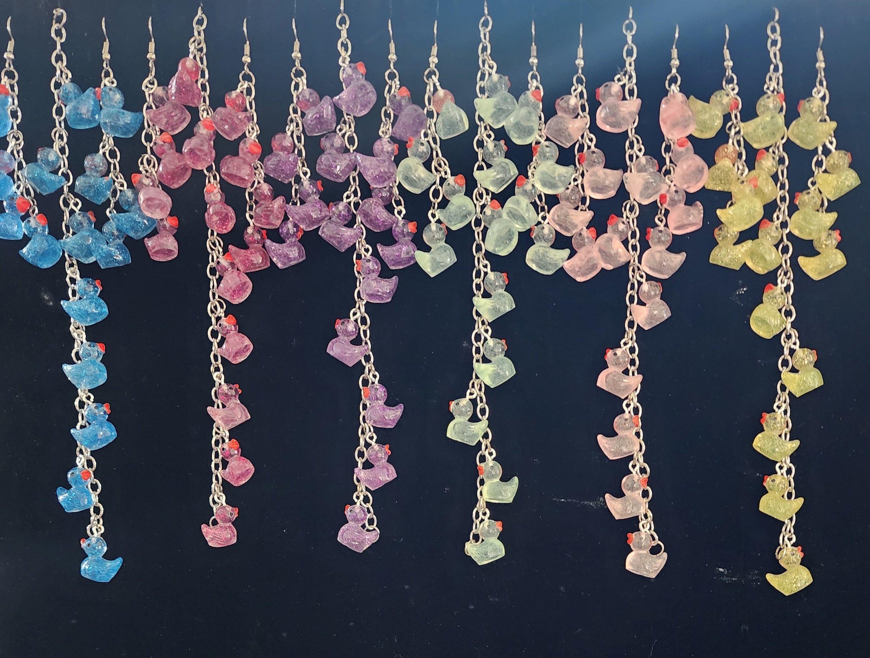 Matching Duck Earrings & Bracelet