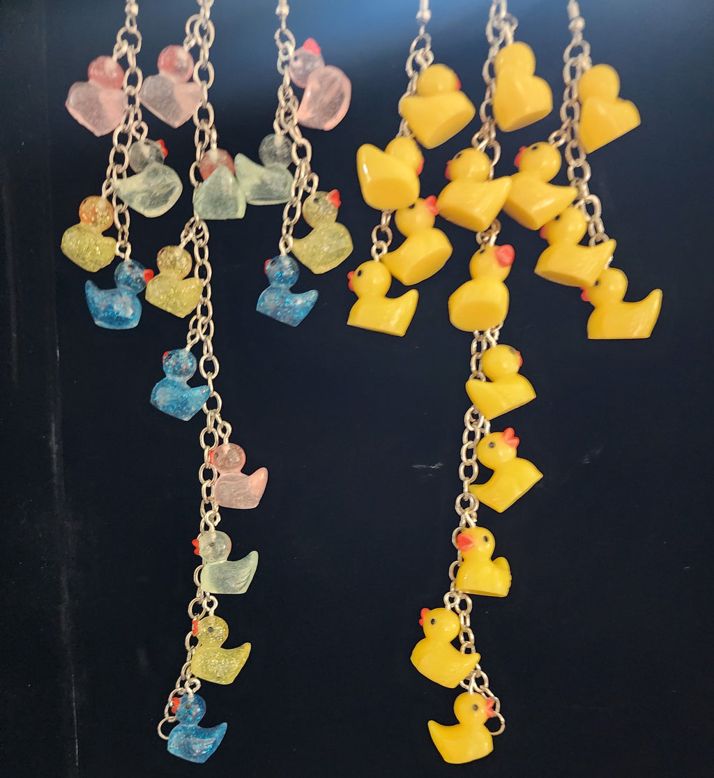 Matching Duck Earrings & Bracelet