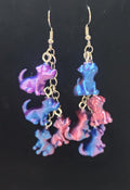 Resin made little Dog Earrings