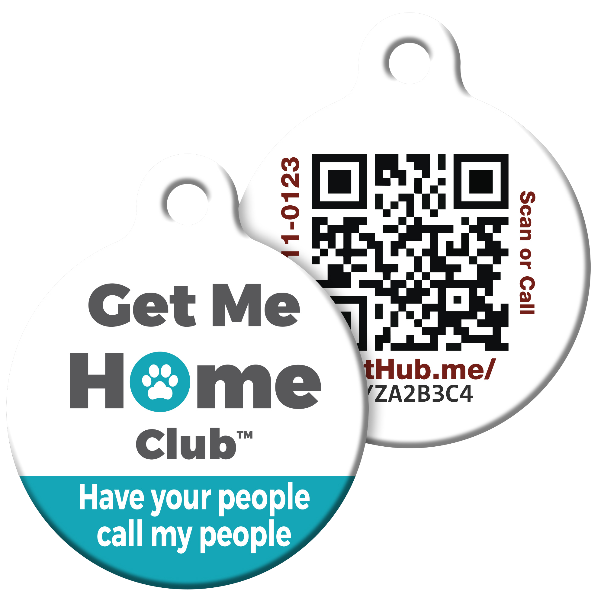 Pet ID Tag – Original Get Me Home Club