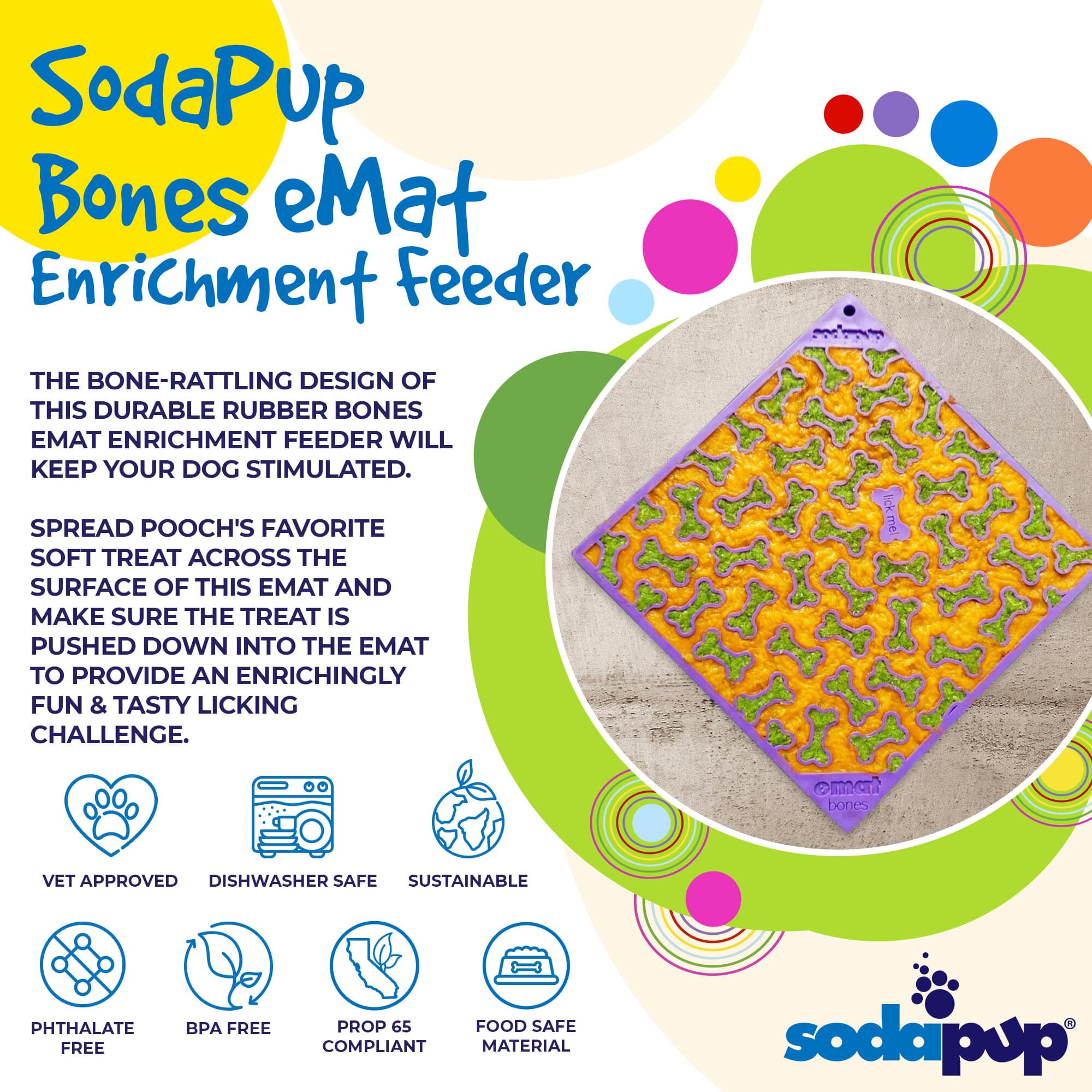 Dog lick Mat -  for Dogs and Cats