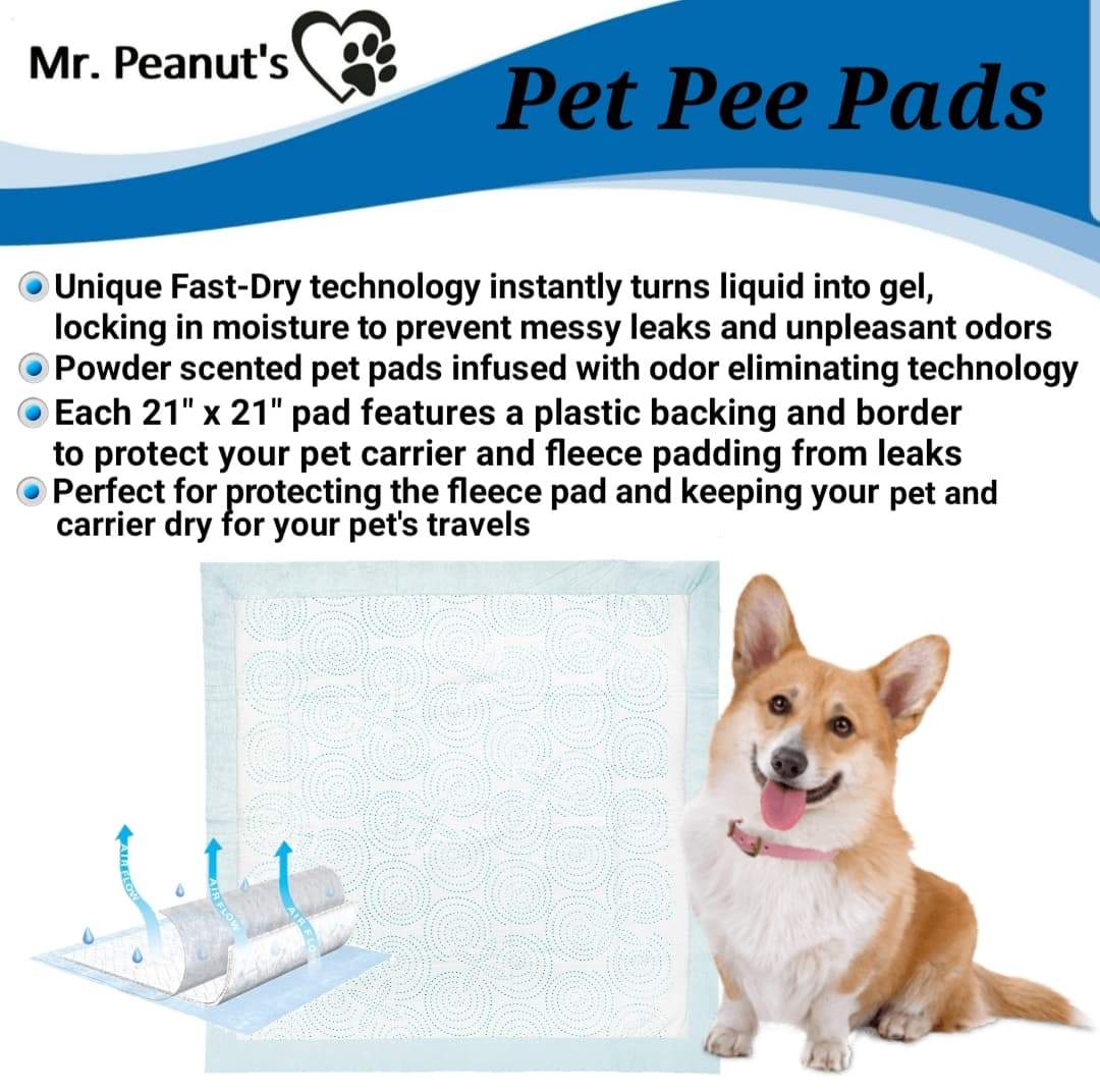 Mr. Peanut’s Premium Absorbent Gel Pee Pads