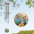Personalized Dog Circle Wind Chime