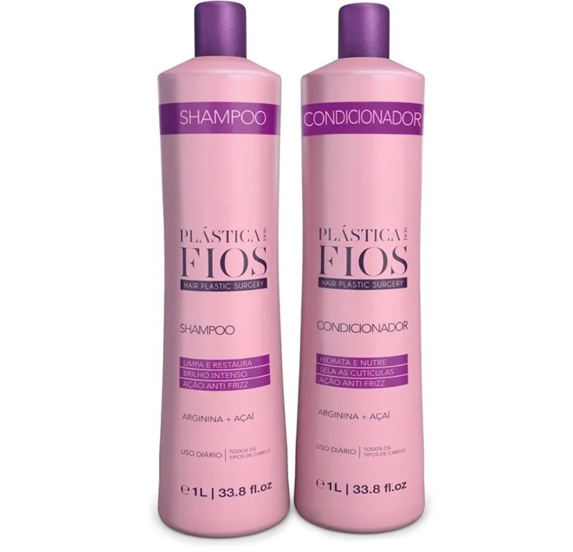Cadiveu Plastica Dos Fios Shampoo And  Hair Conditioner