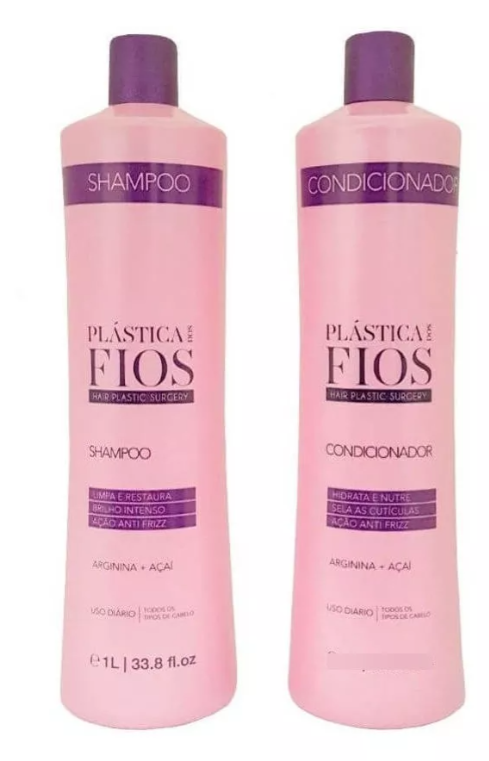 Cadiveu Plastica Dos Fios Shampoo And  Hair Conditioner
