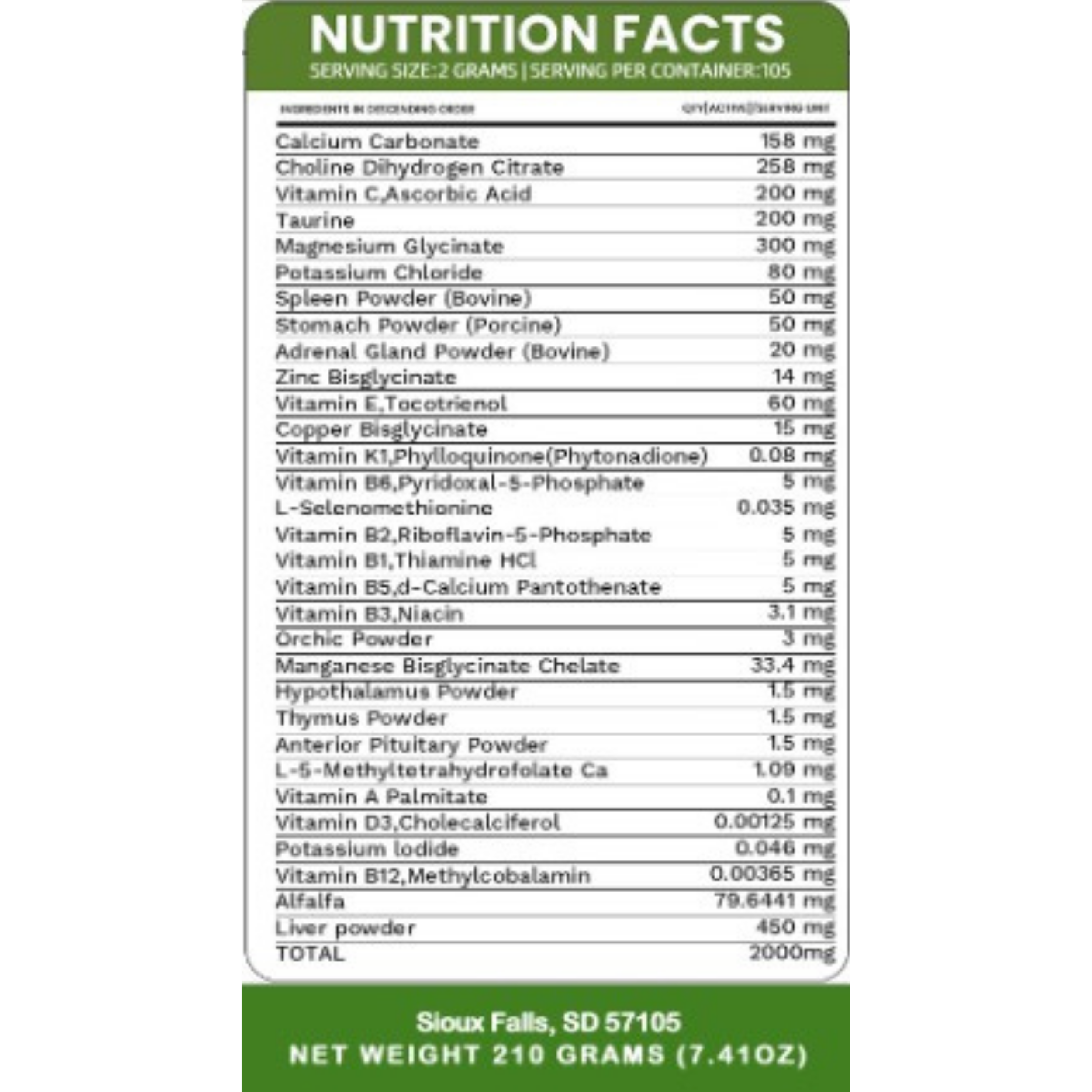 Holistic Total Body Support — Daily Multivitamin