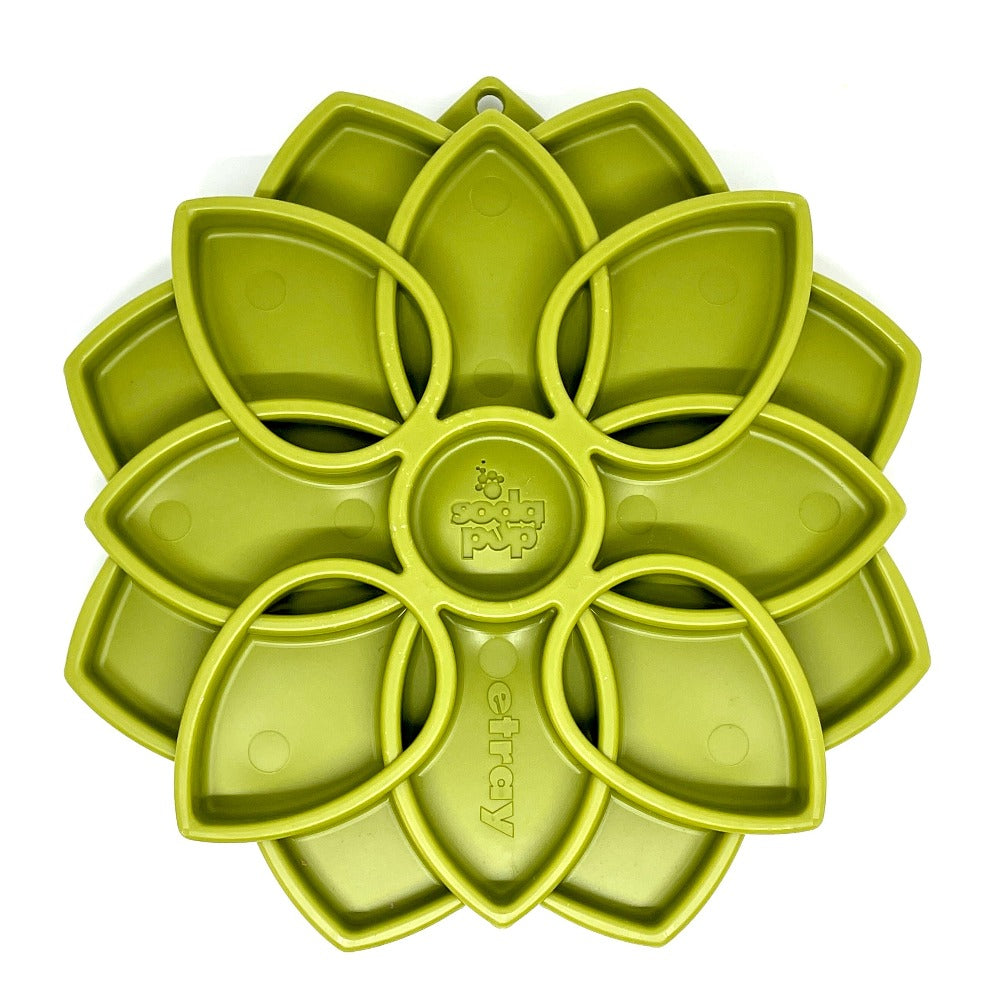 Mandala eTray Shallow Slow Feeder Dog Bowl