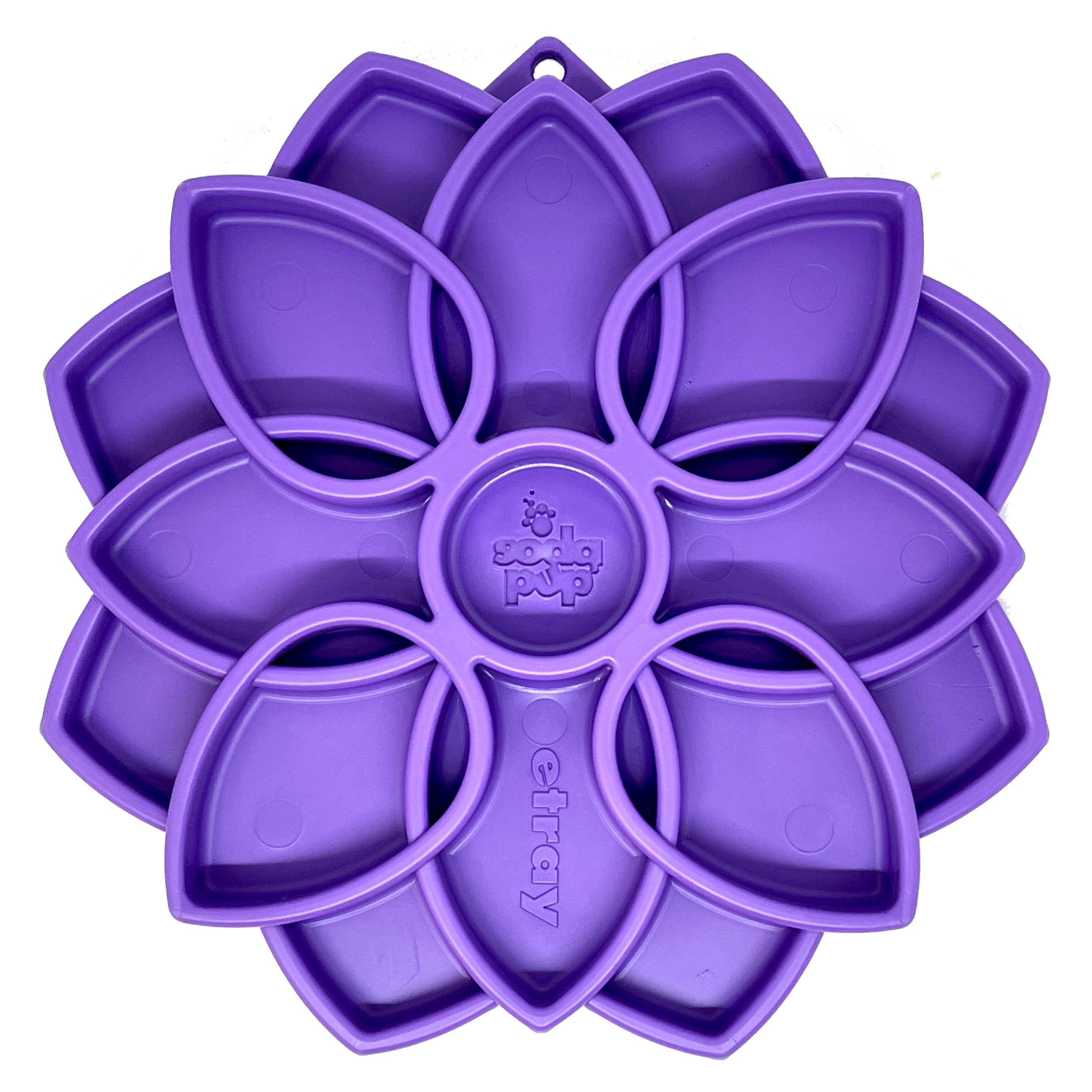 Mandala eTray Shallow Slow Feeder Dog Bowl