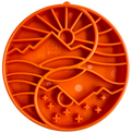 Sun and Moon  Shallow Slow Feeder Dog Bowl