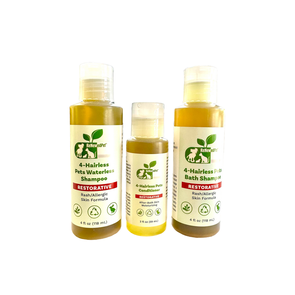 4-HAIRLESS PETS RESTORATIVE SHAMPOO