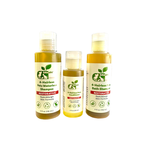 4-HAIRLESS PETS RESTORATIVE SHAMPOO