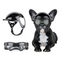 Dog Helmet Goggles for Small Dogs Pet Goggles Hat with Ear Holes Adjustable Straps