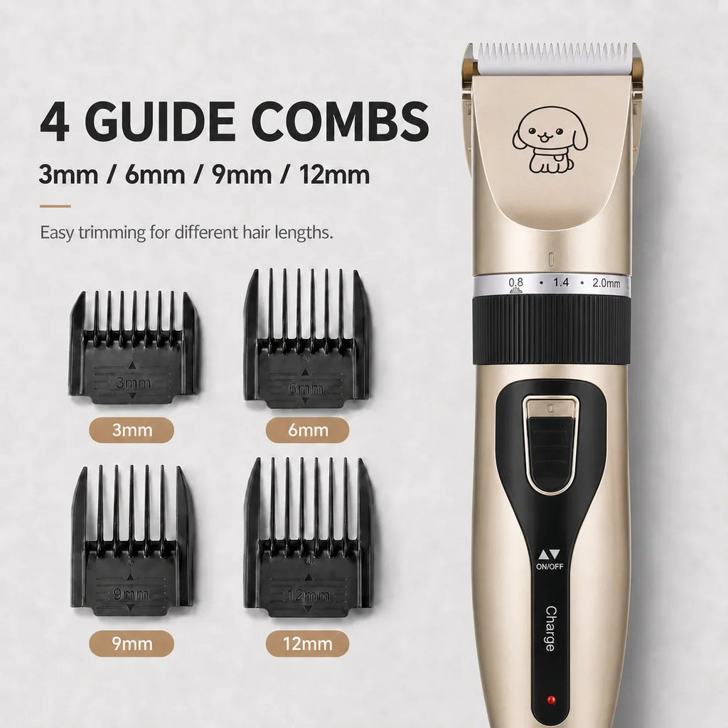 Pet Hair Clipper Haircut Trimmer Shaver Set for Rabbit Cat Dog Puppy Grooming Clipper