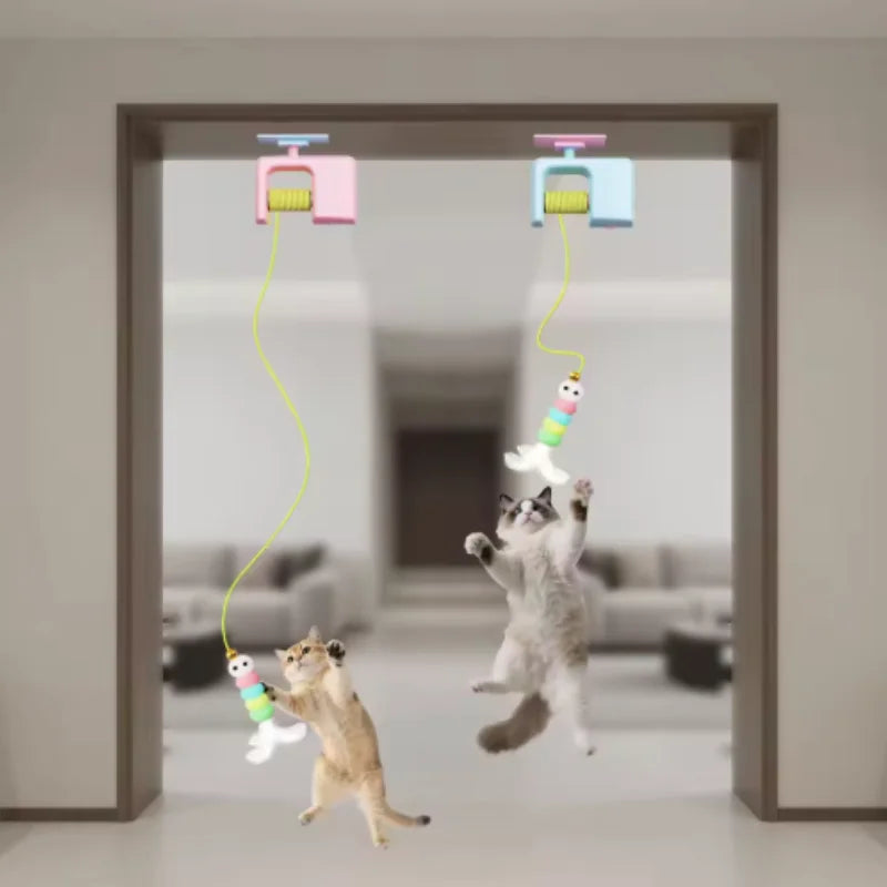 Pet Cat Toys Electric Smart Door Hanging Toy Self-Entertainment