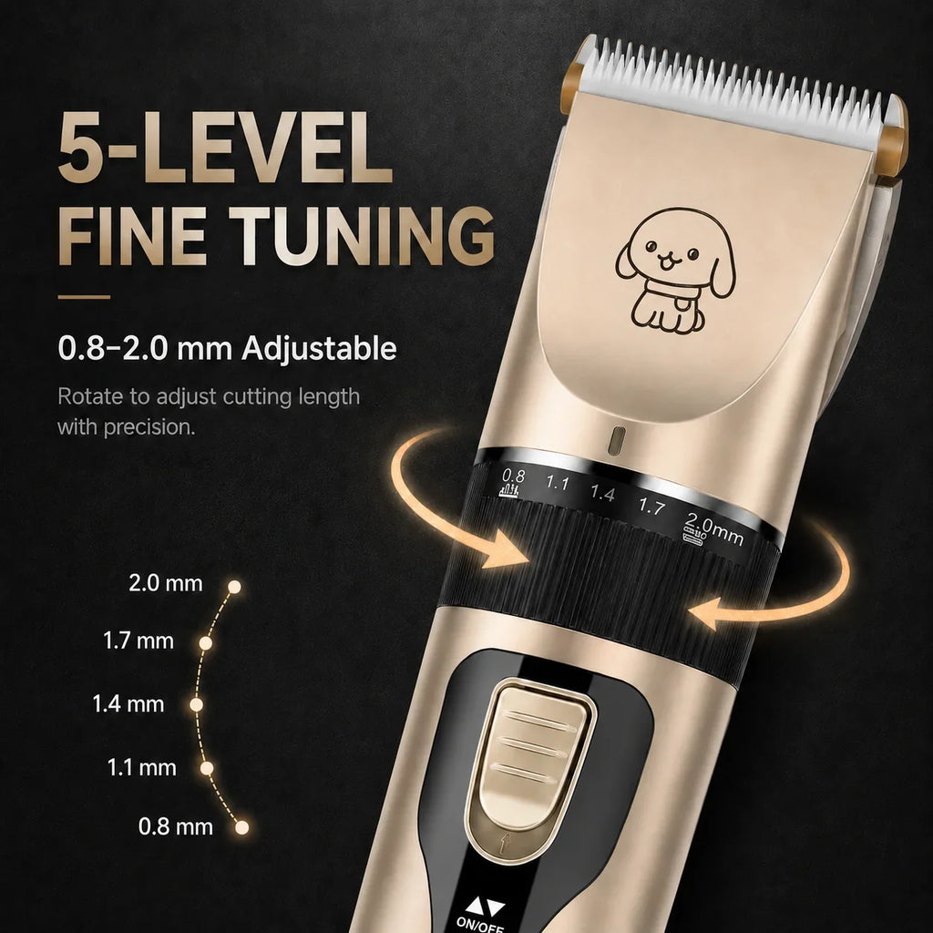 Pet Hair Clipper Haircut Trimmer Shaver Set for Rabbit Cat Dog Puppy Grooming Clipper