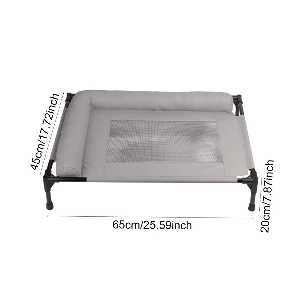 Elevated Pet Bed Multifunctional Spacious Heavy Duty Easy Clean Comfortable Indoor Pet Supplies Accessory Metal Frame