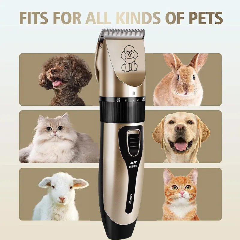 Pet Hair Clipper Haircut Trimmer Shaver Set for Rabbit Cat Dog Puppy Grooming Clipper
