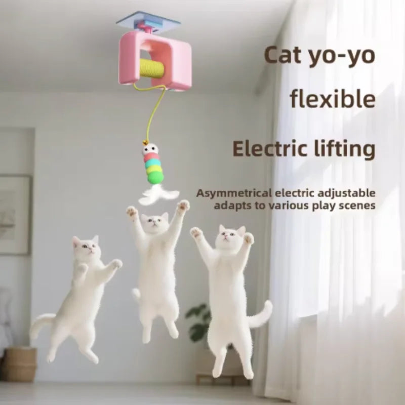 Pet Cat Toys Electric Smart Door Hanging Toy Self-Entertainment
