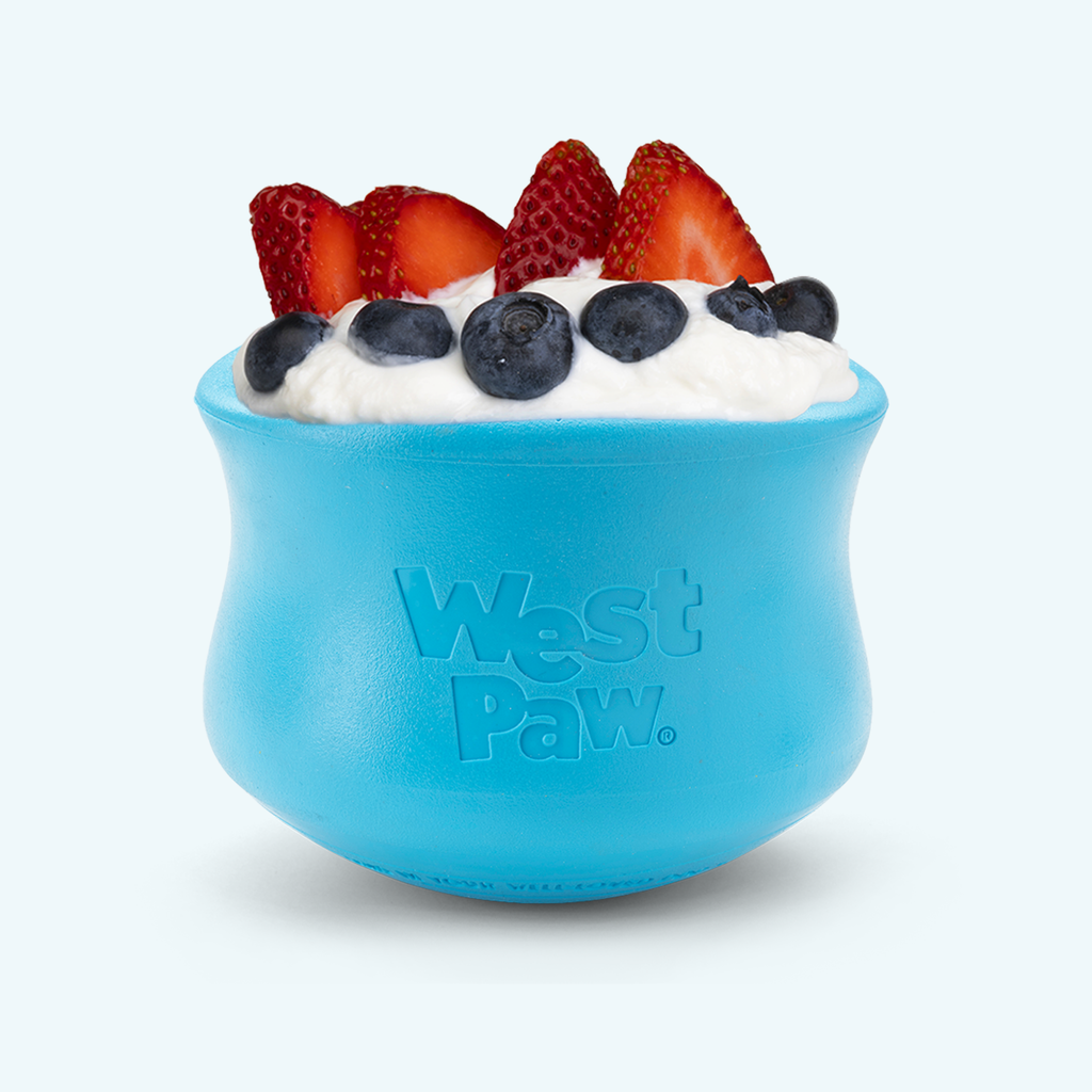Puzzle toy that doubles as a slow feeder