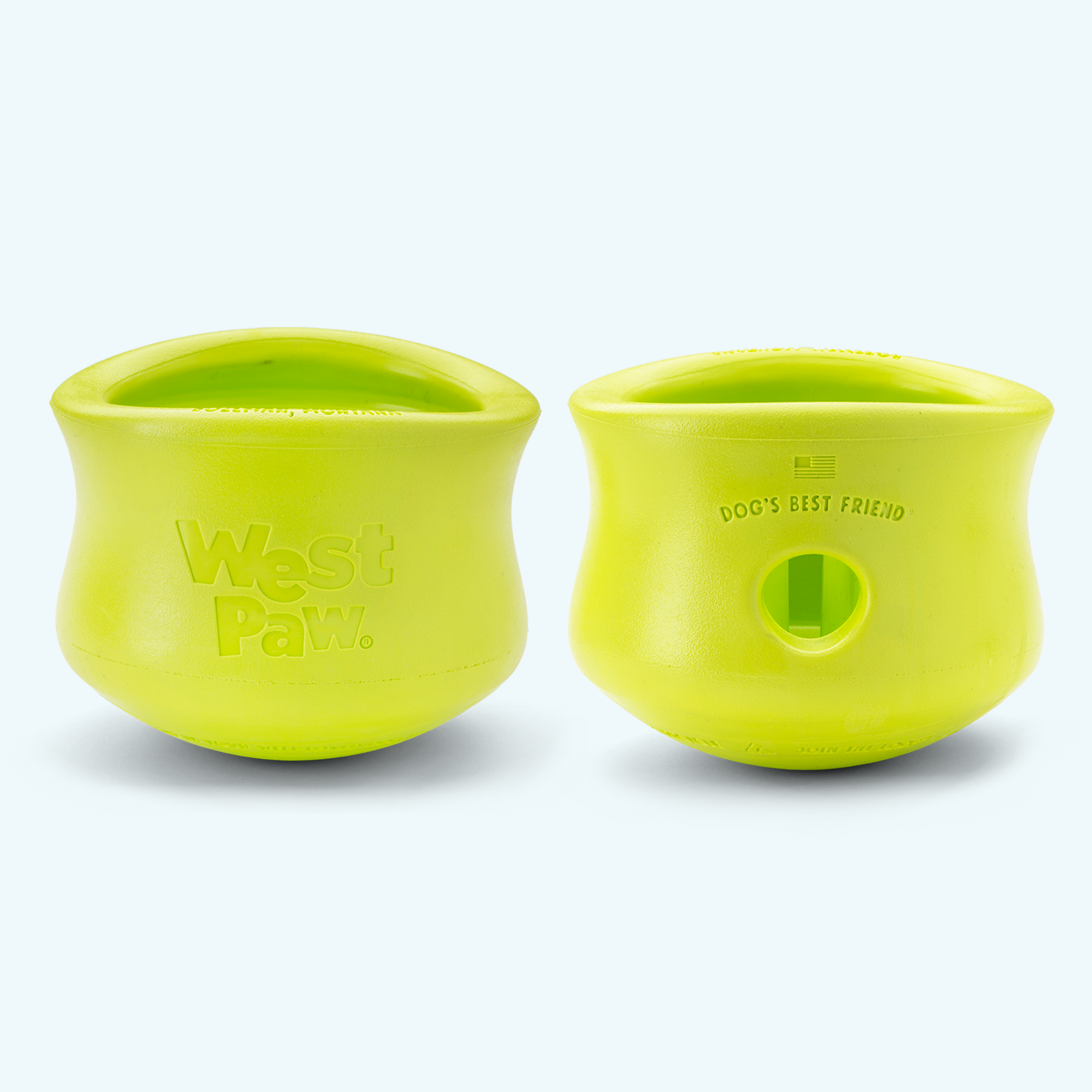 Puzzle toy that doubles as a slow feeder