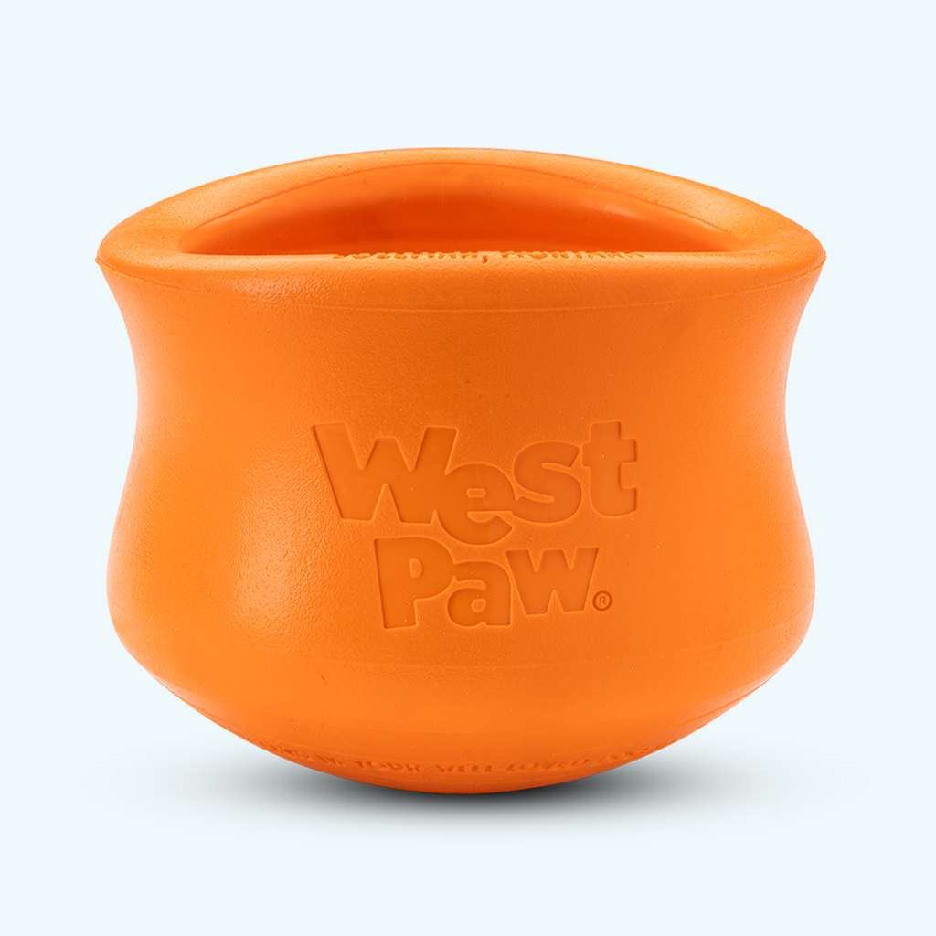 Puzzle toy that doubles as a slow feeder