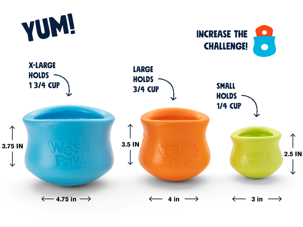 Puzzle toy that doubles as a slow feeder
