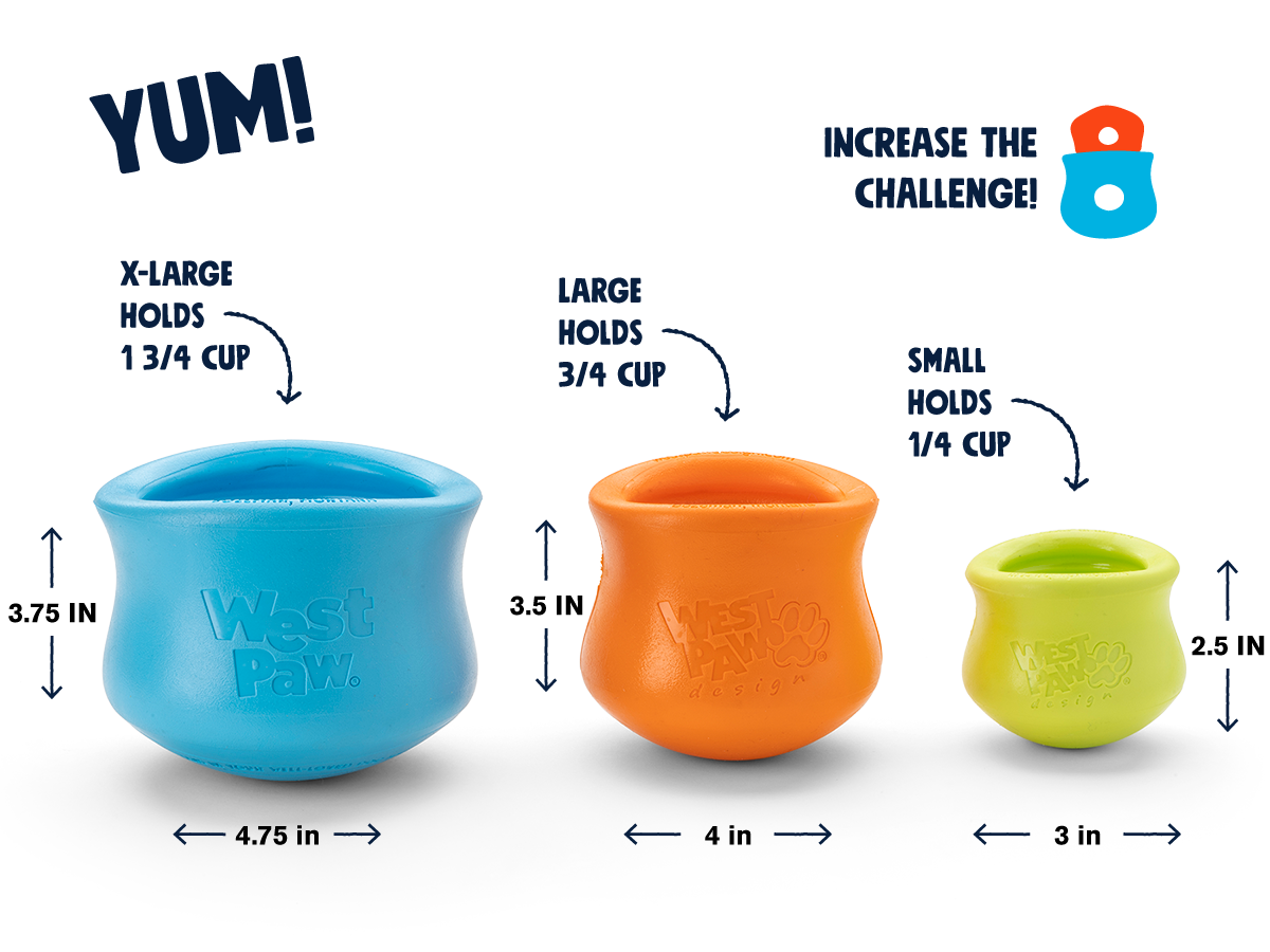 Puzzle toy that doubles as a slow feeder