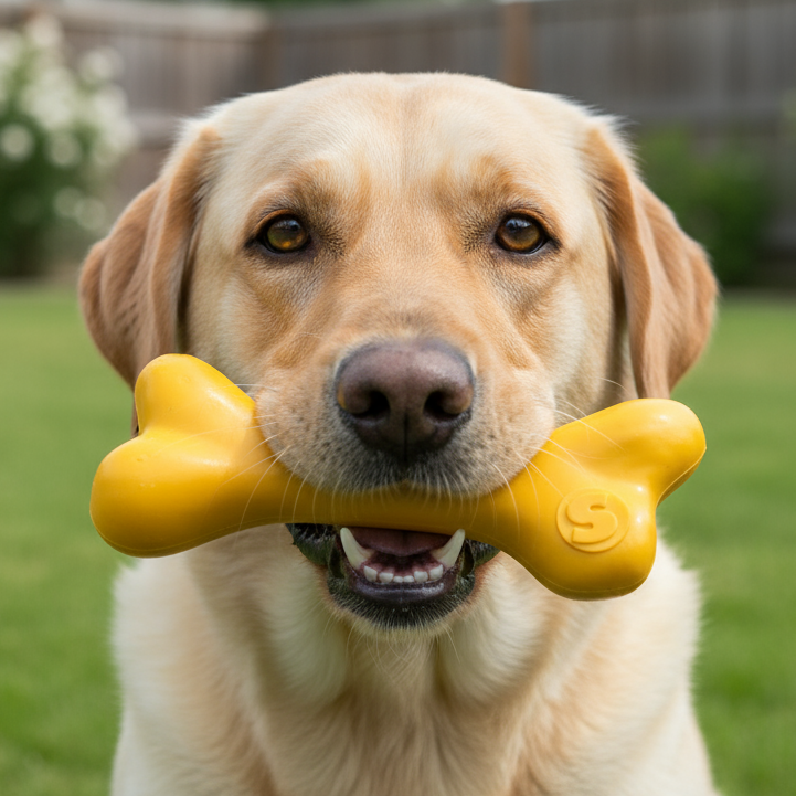 PUP-X Rubber Bone Dog Toy