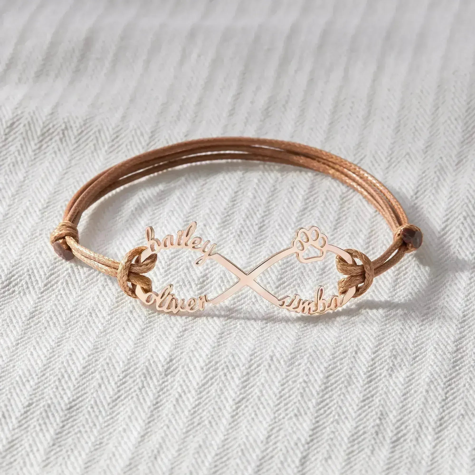 Custom Pet Name Bracelet, Pet Memorial Bracelet