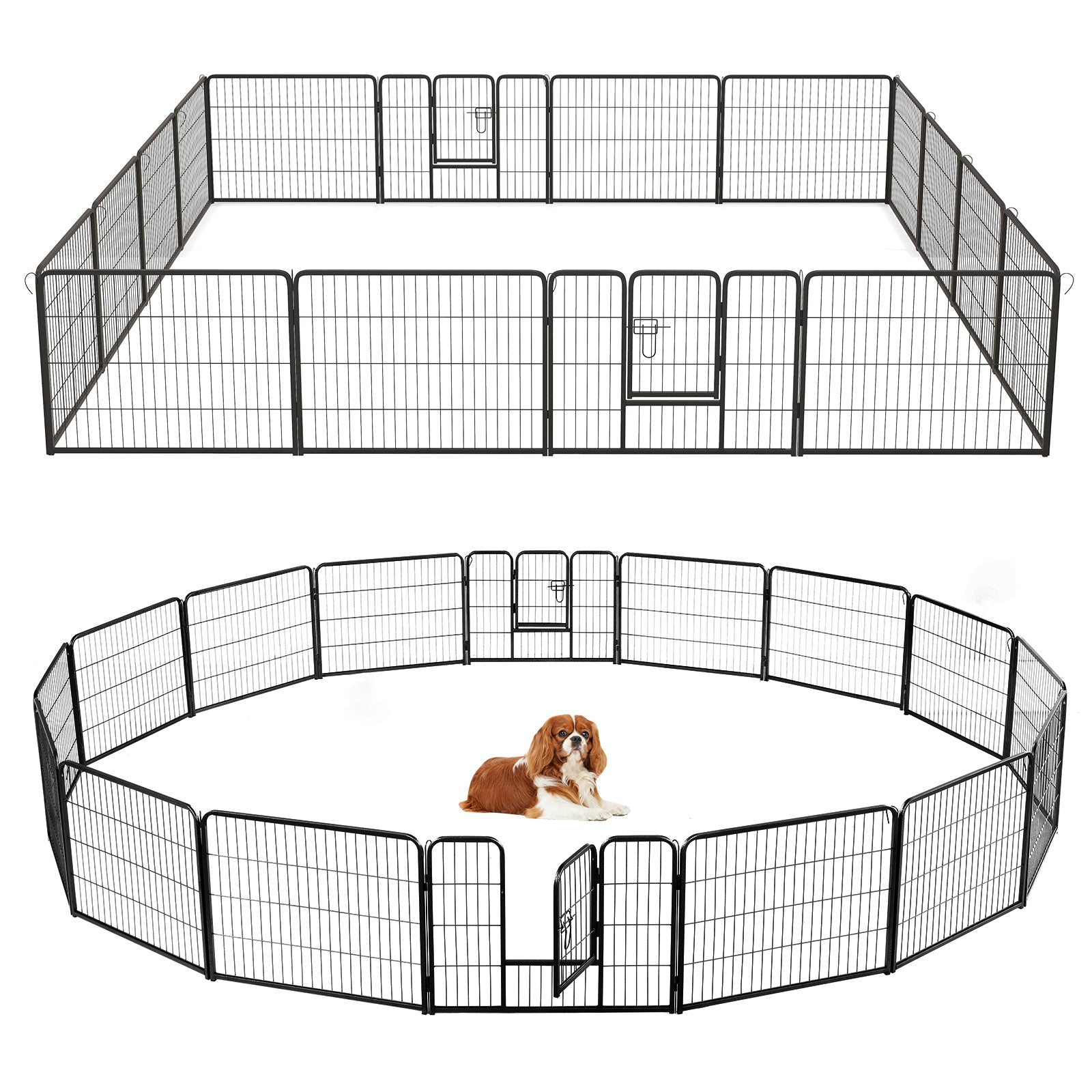 16 Panel 24/32/40 Inches Height Dog Playpen