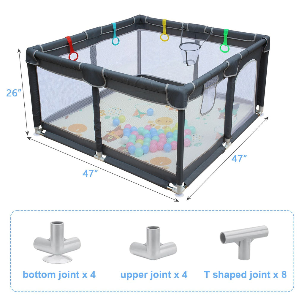 47"*47" Outdoor Fences Baby Playard Cloth Playpen
