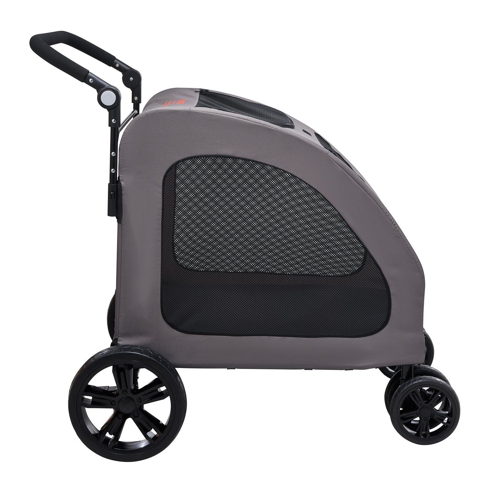 4-Wheels Pet Stroller 160lbs Weight Capacity
