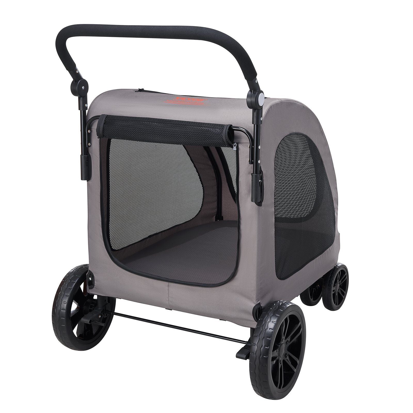 4-Wheels Pet Stroller 160lbs Weight Capacity