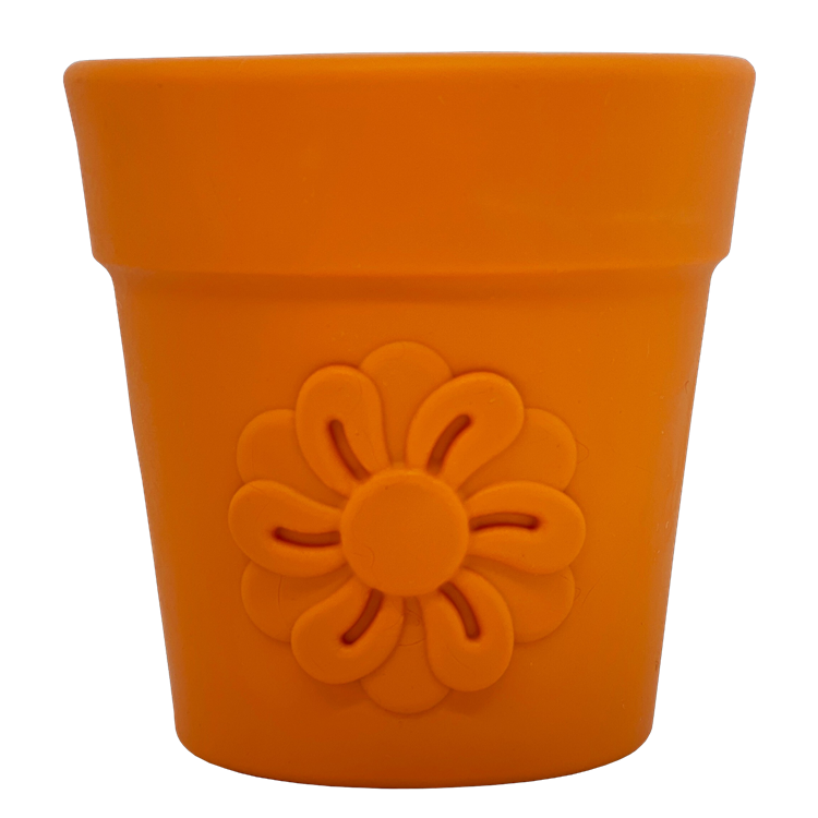 Large Flower Pot eCup Dog Treat Dispenser