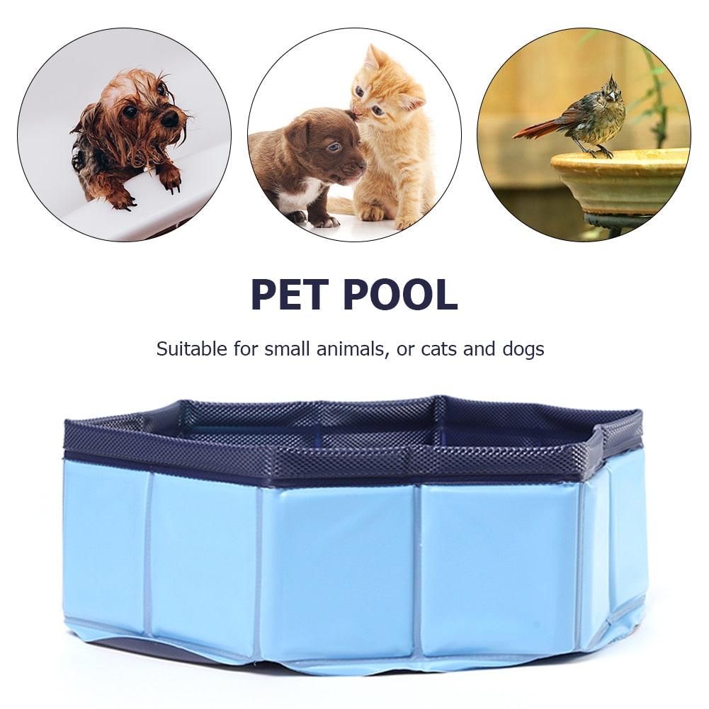 Foldable Dog Swimming Pool Pet Bath Swimming Tub
