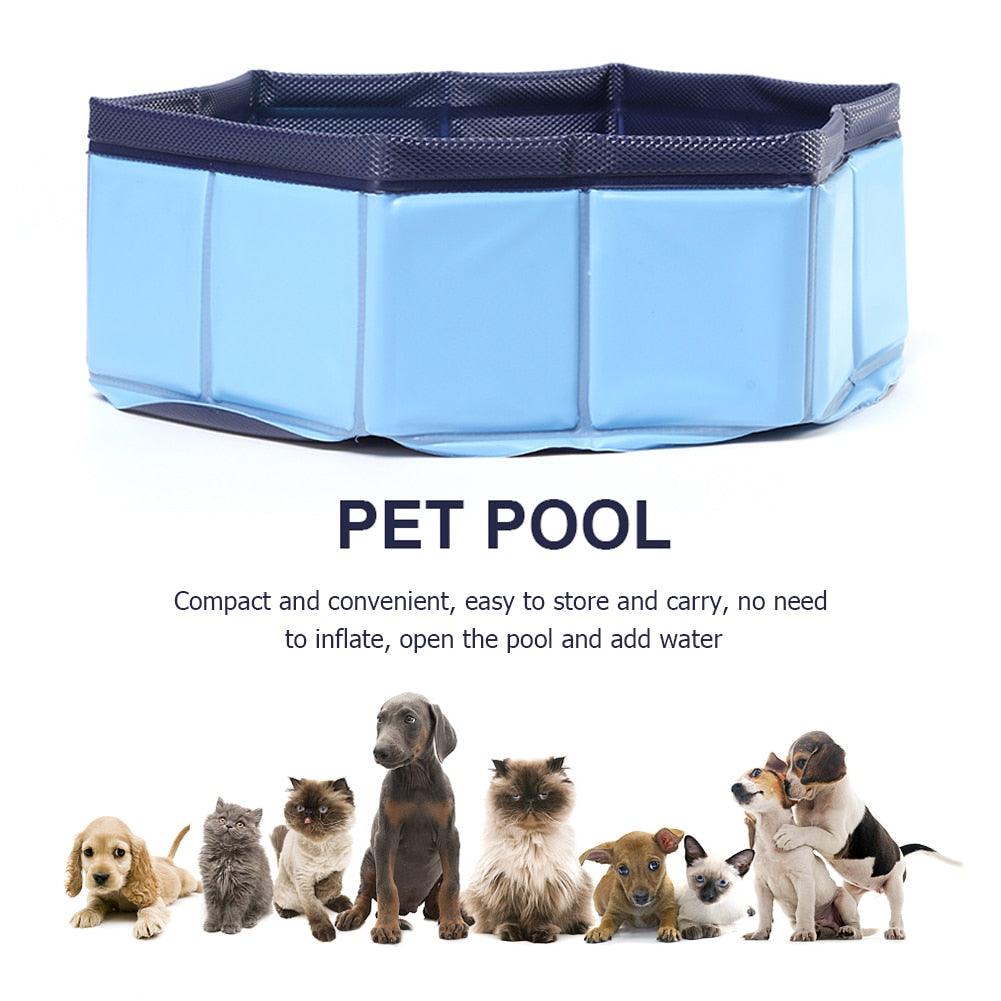 Foldable Dog Swimming Pool Pet Bath Swimming Tub
