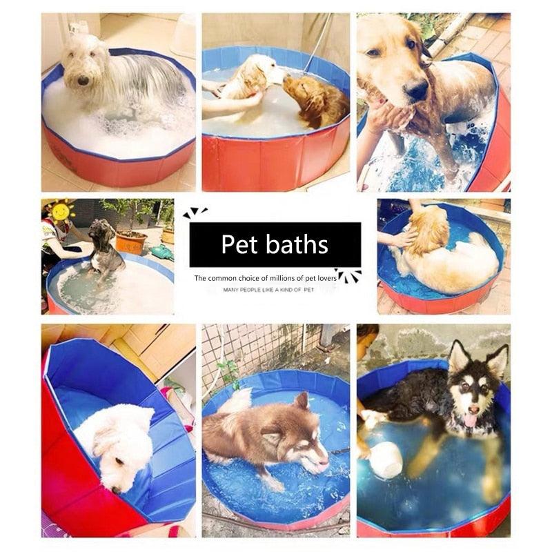 Foldable Pet Bath Pool for Small to Large Sized Dogs