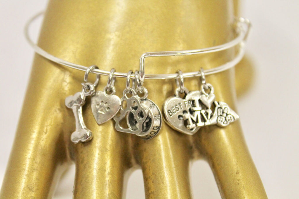Dog Mom Charm Bracelet