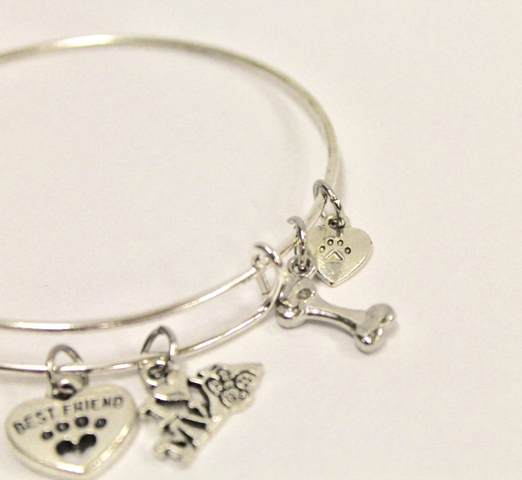 Dog Mom Charm Bracelet