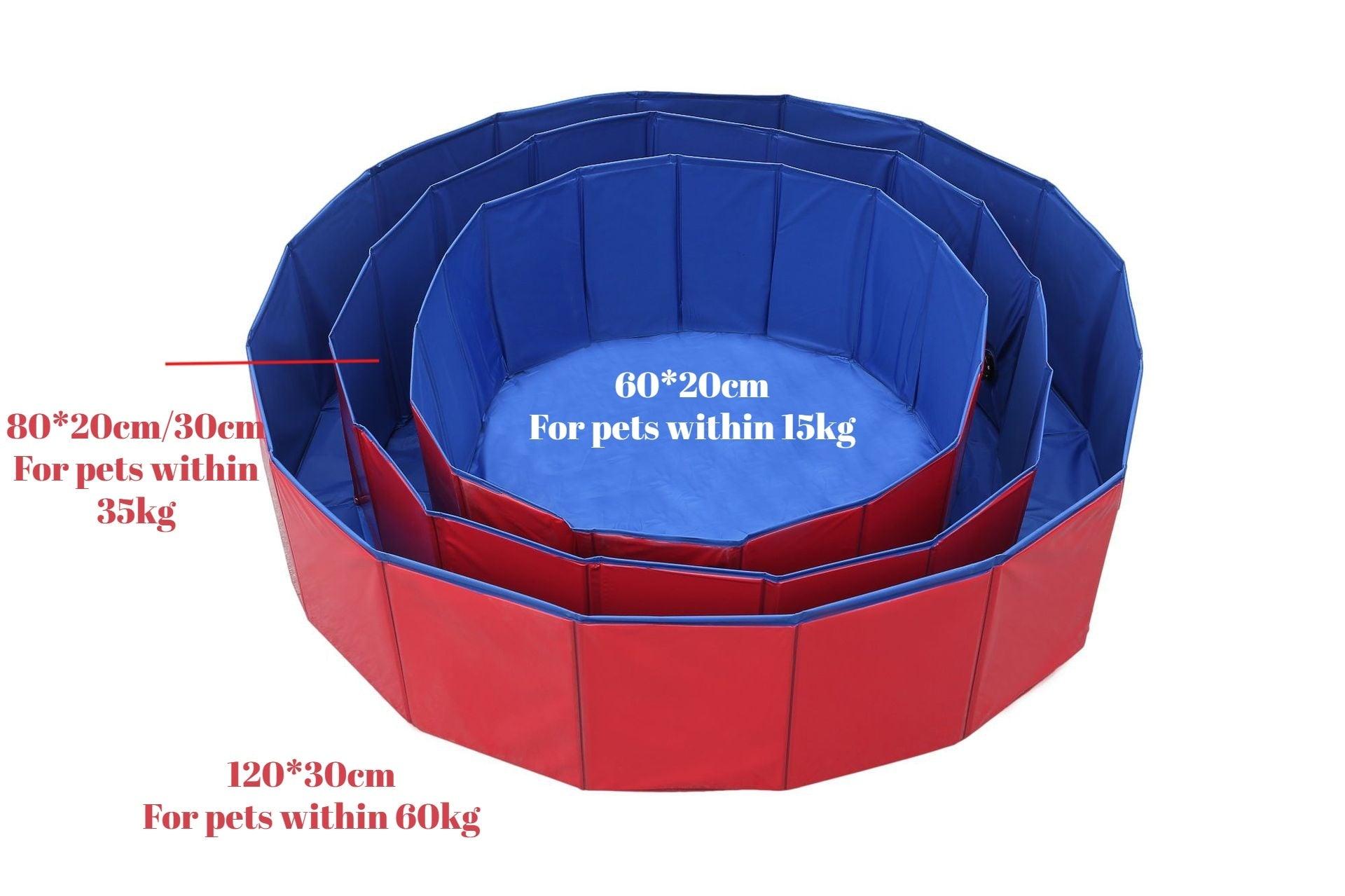 Portable Dog Swimming Pool Pet Bath Tub Foldable