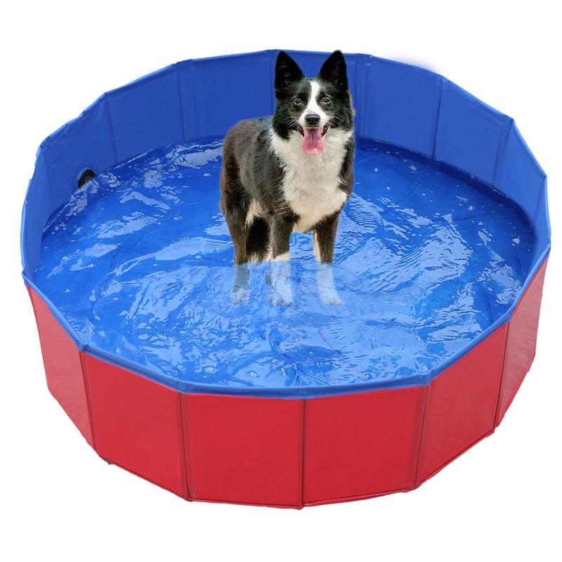 Portable Dog Swimming Pool Pet Bath Tub Foldable