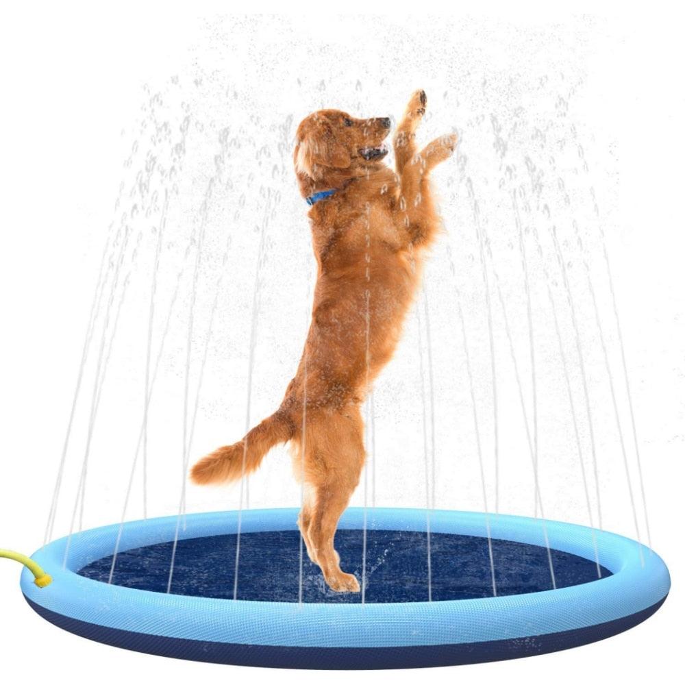 Splash Sprinkler Pad for Dogs Kids Non-Slip with Sprinkler