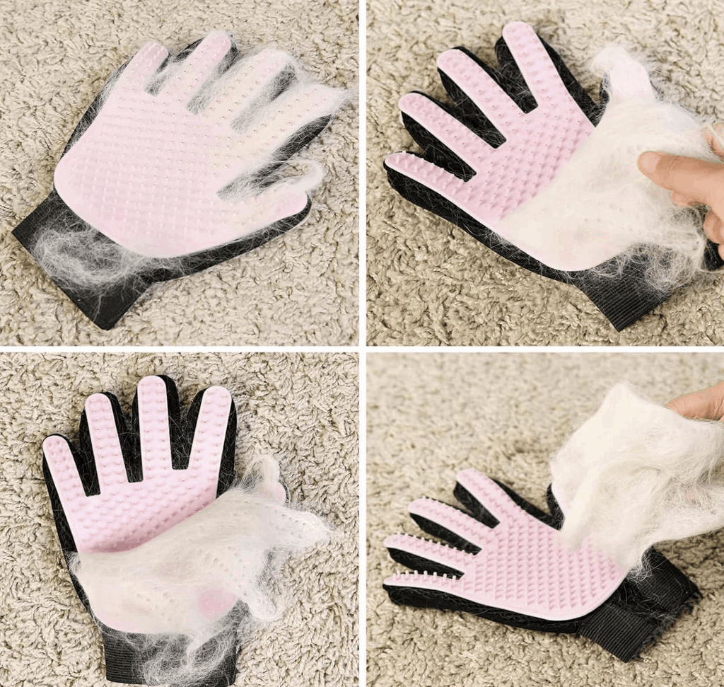 Double-Sided Pet Grooming Glove for Dogs & Cats